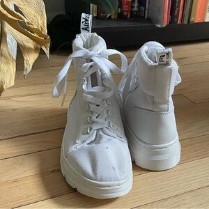 Dr. Martens White Combat Boots